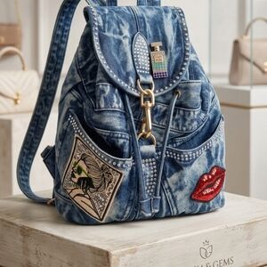 NEW Crystal Embellished Boutique Backpack - Sparkly & Elegant